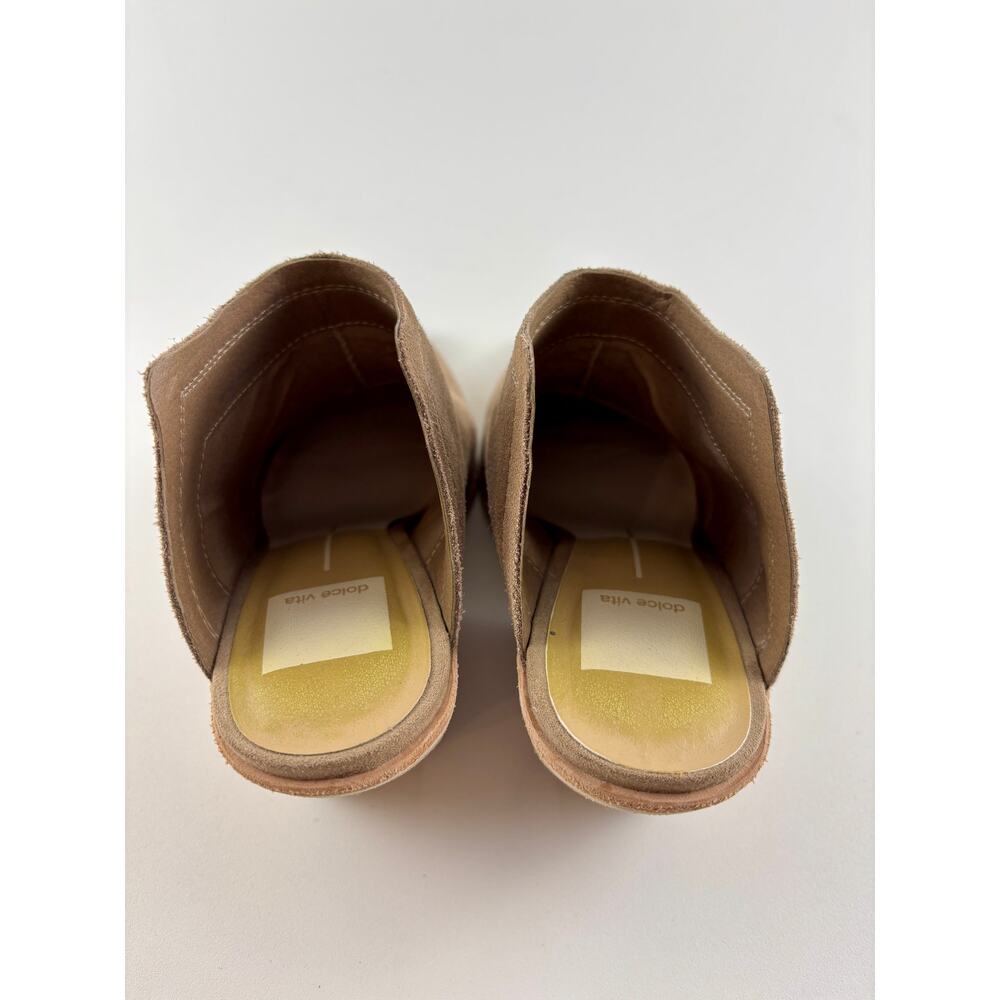 Dolce Vita Brown Suede Pointed Toe Mule Heels Size 7.5 - Picture 3 of 8